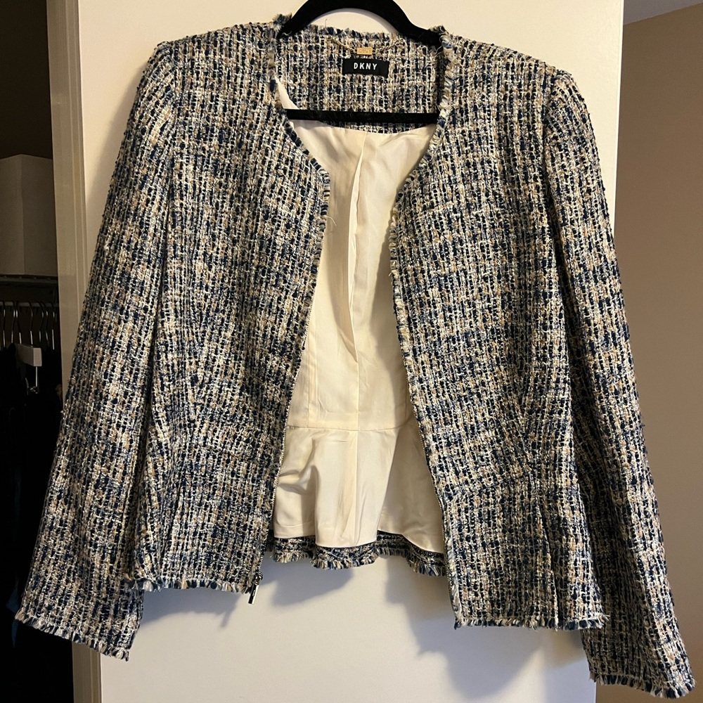 NWOT DKNY Tweed Blazer